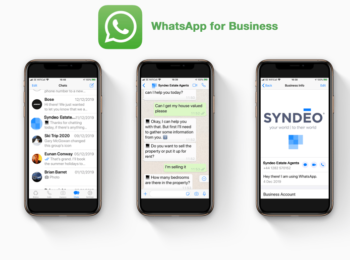 iPhone with WhatsApp (syndeo)@0.5x